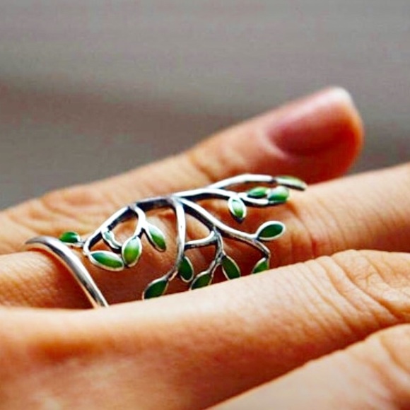 ✨ 925 Sterling Silver Tree Of Life Ring✨ - Picture 4 of 4